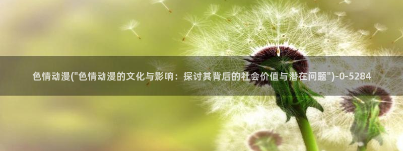 动漫新番
